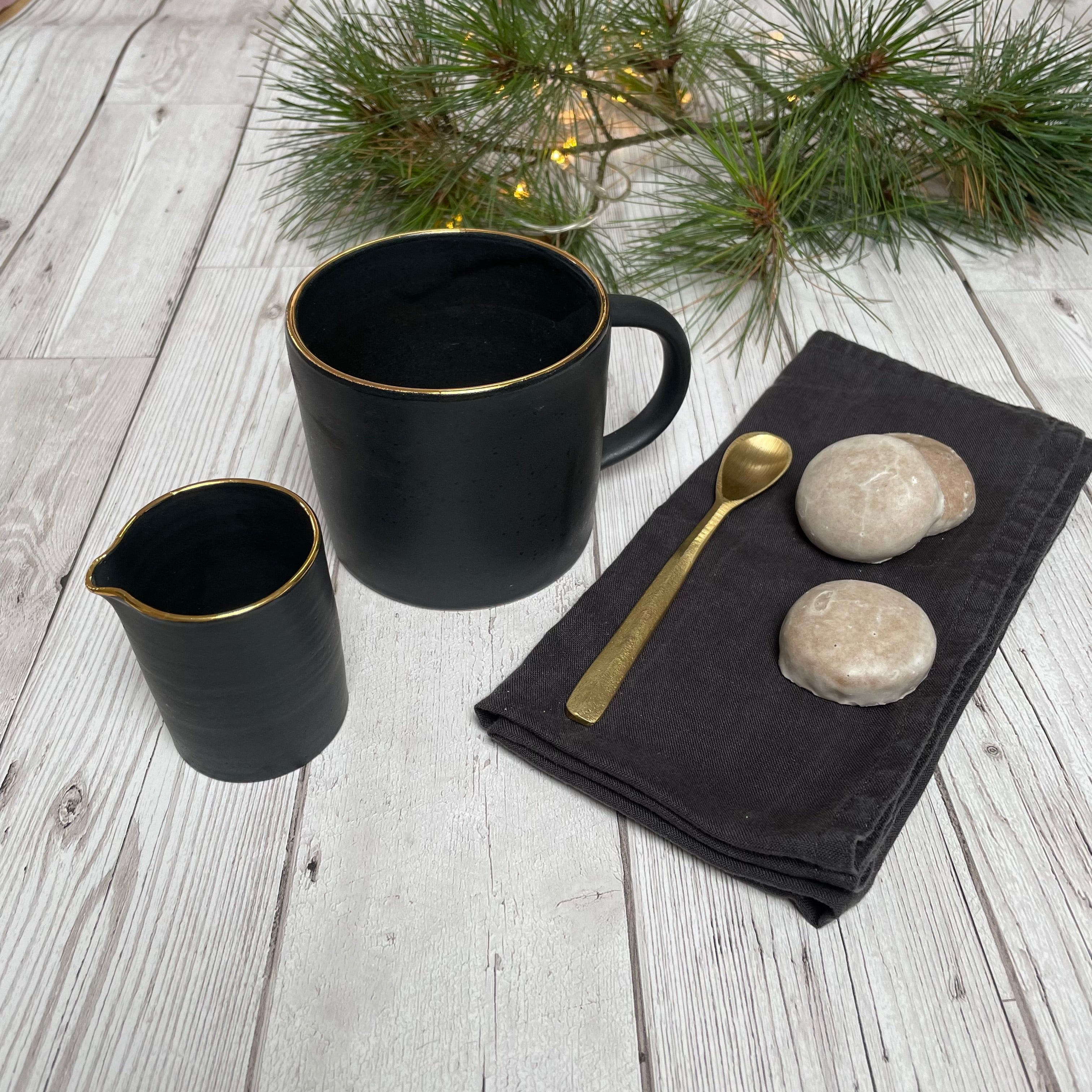 Oonalfie Luxury Stoneware Milk Jug