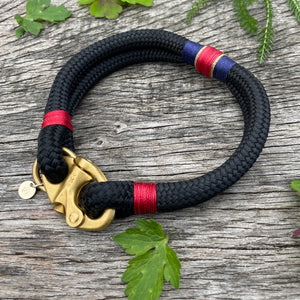 Luxury Rope Dog Collar - Coronation