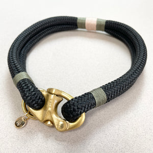 Classic Rope Dog Collar - African Safari