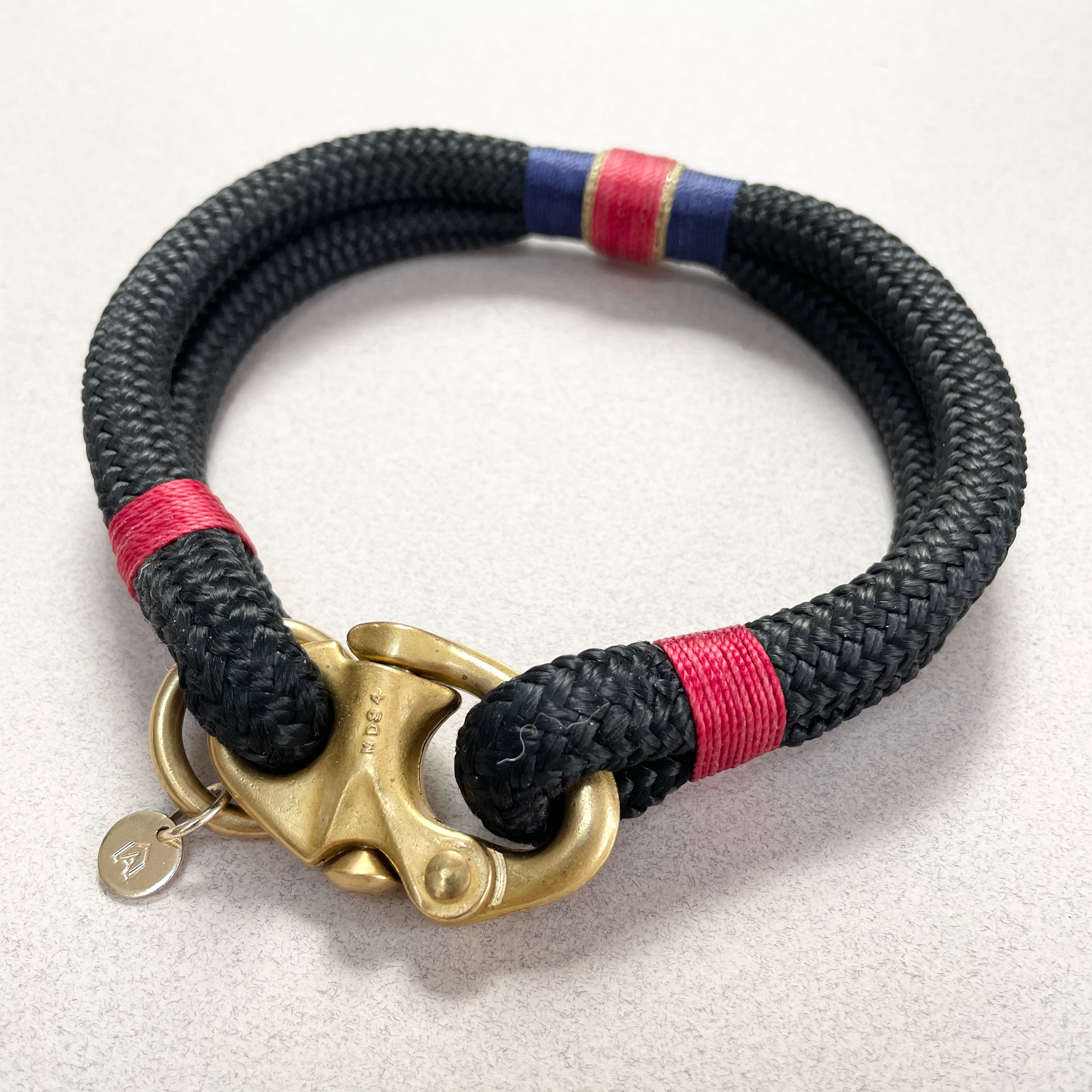 Luxury Rope Dog Collar - Coronation