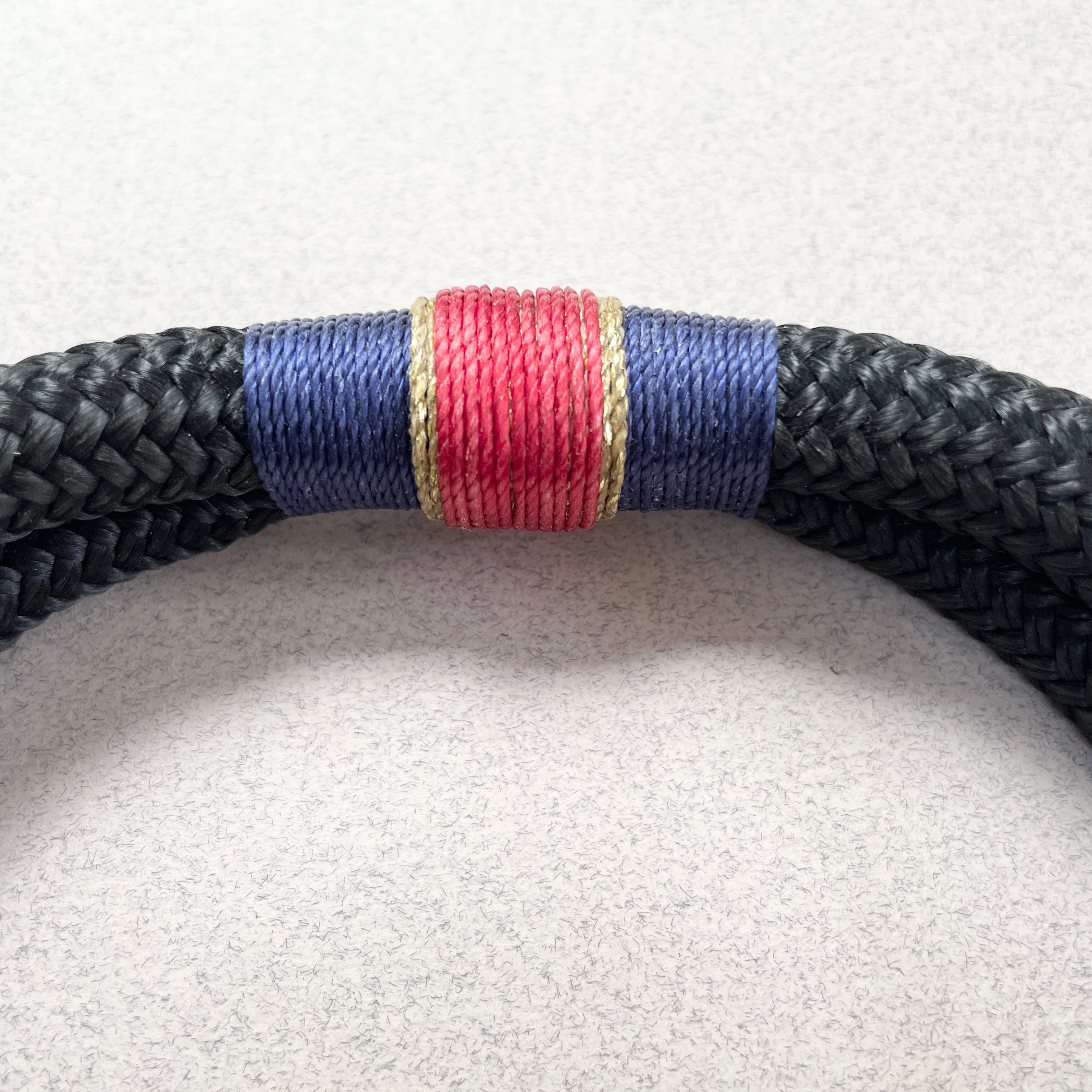 Luxury Rope Dog Collar - Coronation