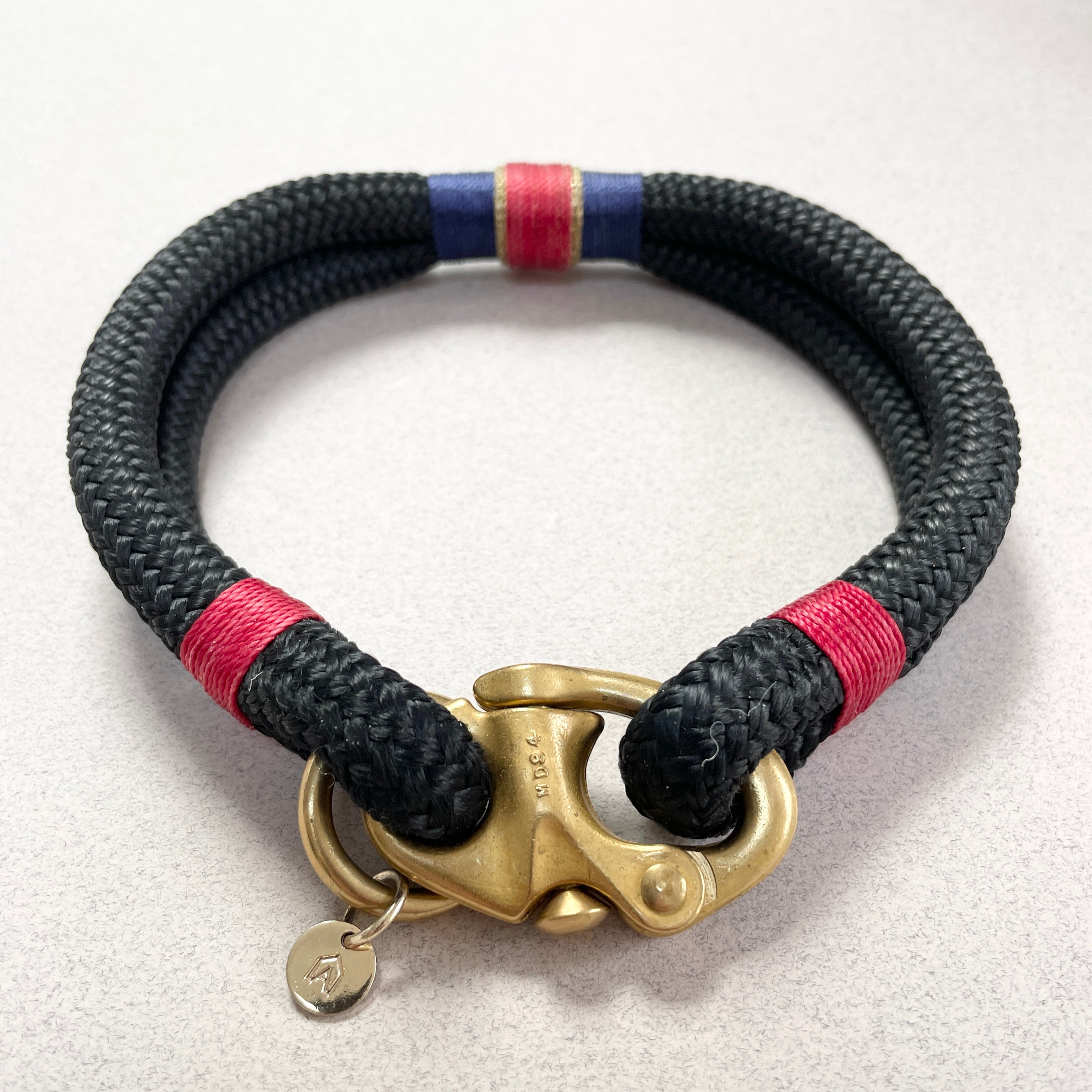 Luxury Rope Dog Collar - Coronation