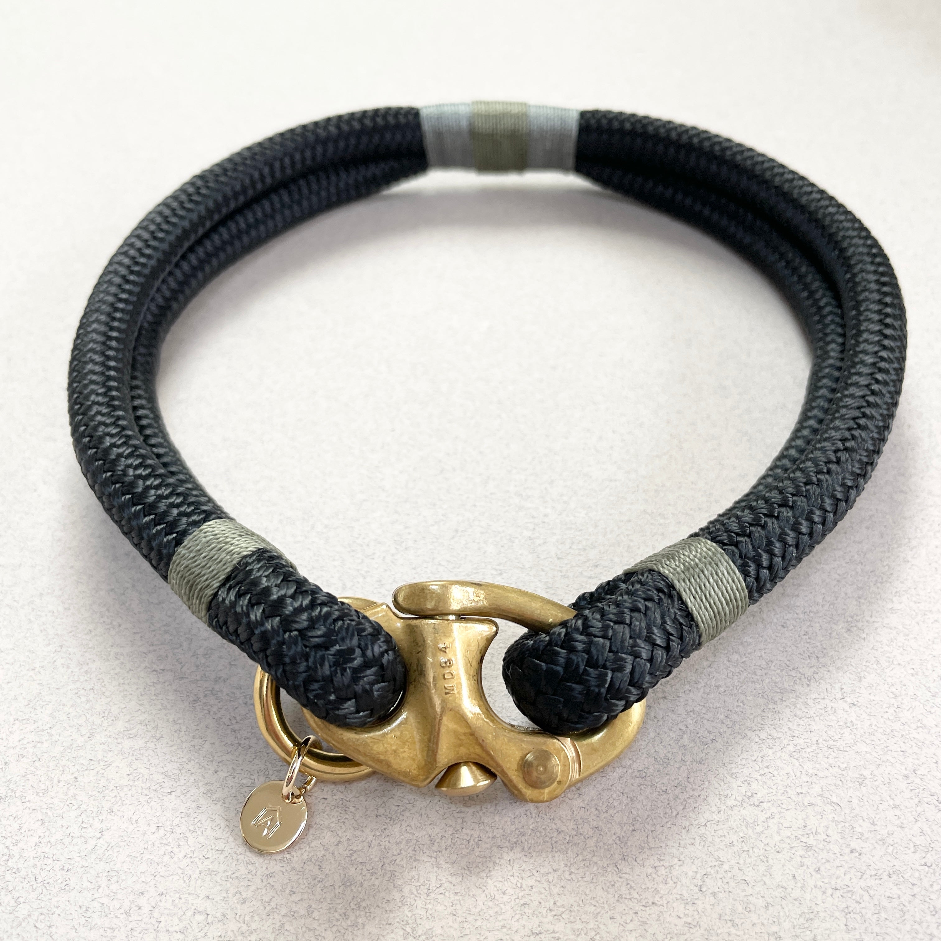Luxury Rope Dog Collar - Enchanted Forest