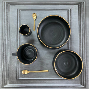 Luxury Black Snack Bowl