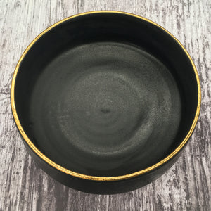 Luxury Black Snack Bowl