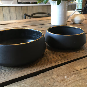 Luxury Black Snack Bowl