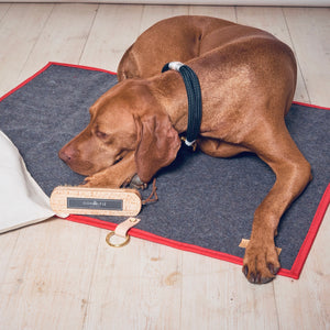 Dog Settle Mat - Shanghai Red