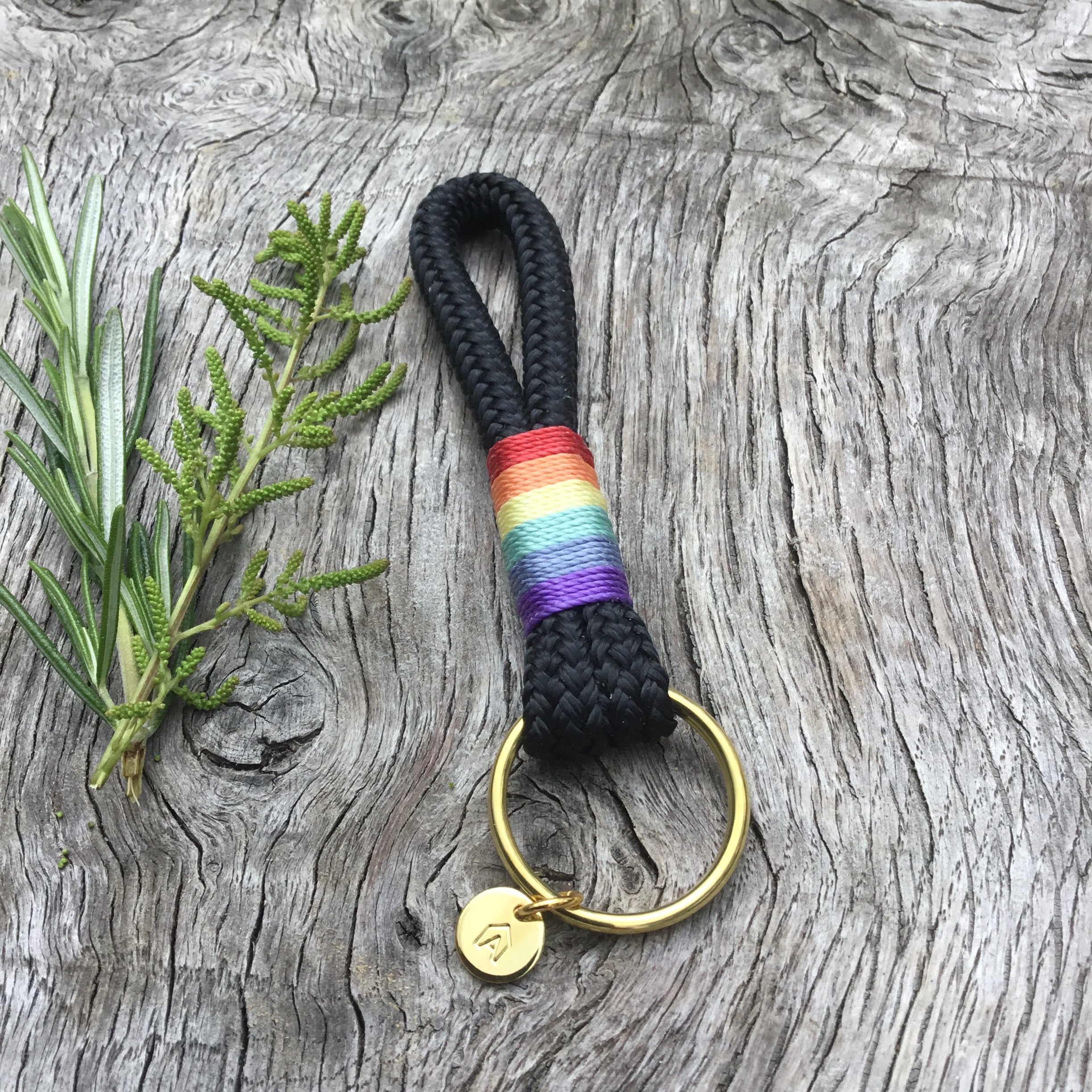 Pantene Rope Colour Key Rings Luxury Rope Keyring - Rainbow – Oonalfie