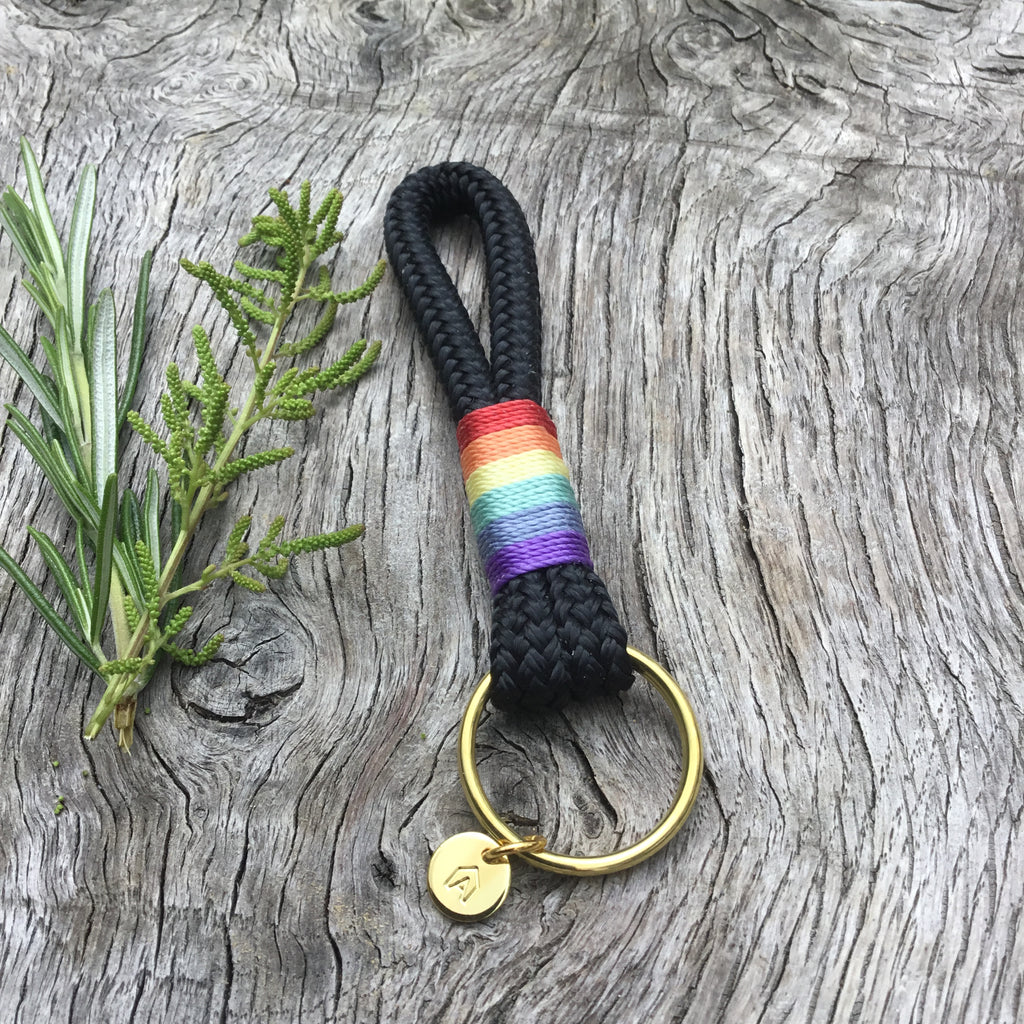 Luxury Rainbow Charity Keyring