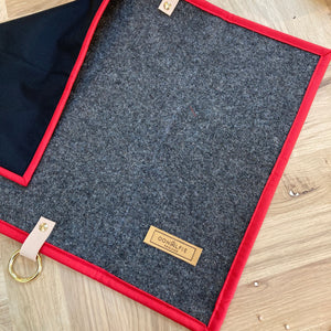 Dog Settle Mat - Shanghai Red